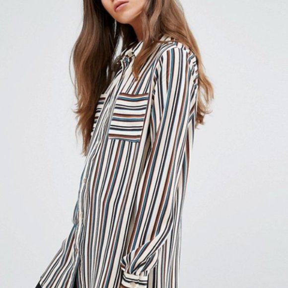Brave Soul Stripe Shirt - Picture 1 of 3